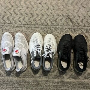 Puma and Adidas golf shoes